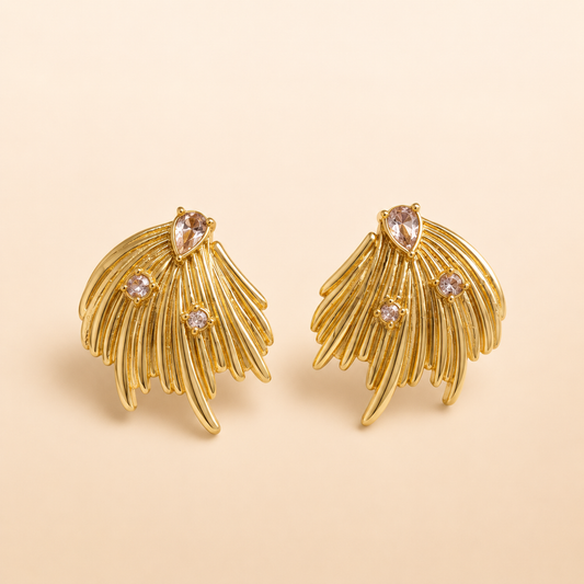 Golden Bloom Earrings