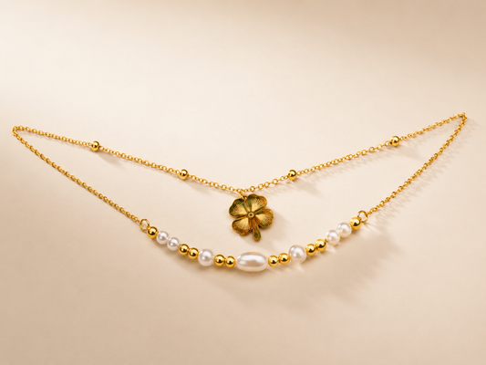 Pearl Double Layer Necklace
